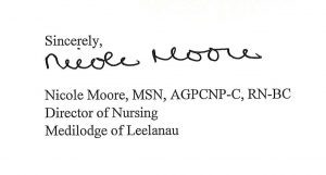 Nicole Moore Signature