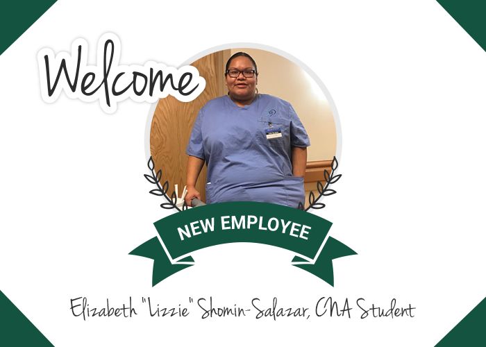New Employee Elizabeth Shomin Salazar