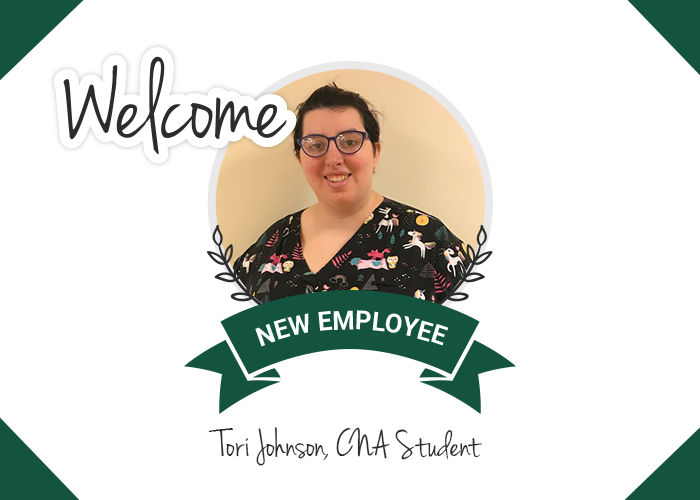 New Employee Tori Johnson- web