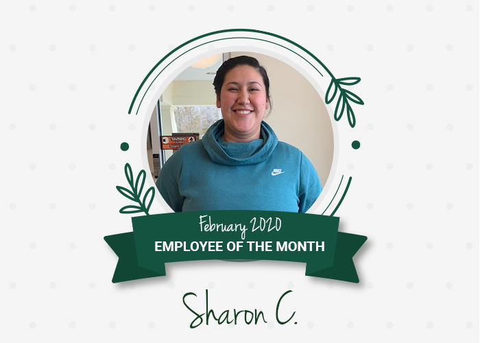 Employee of the Month for February Announced at MediLodge of Leelanau!